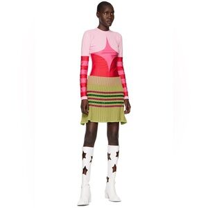 ANDREJ GRONAU Exclusive Green Midi Skirt